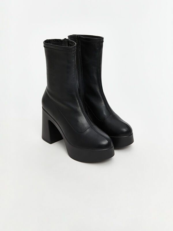 Moudda LC Waikiki - Bottes à talons Femme Noir - Tunisie 1