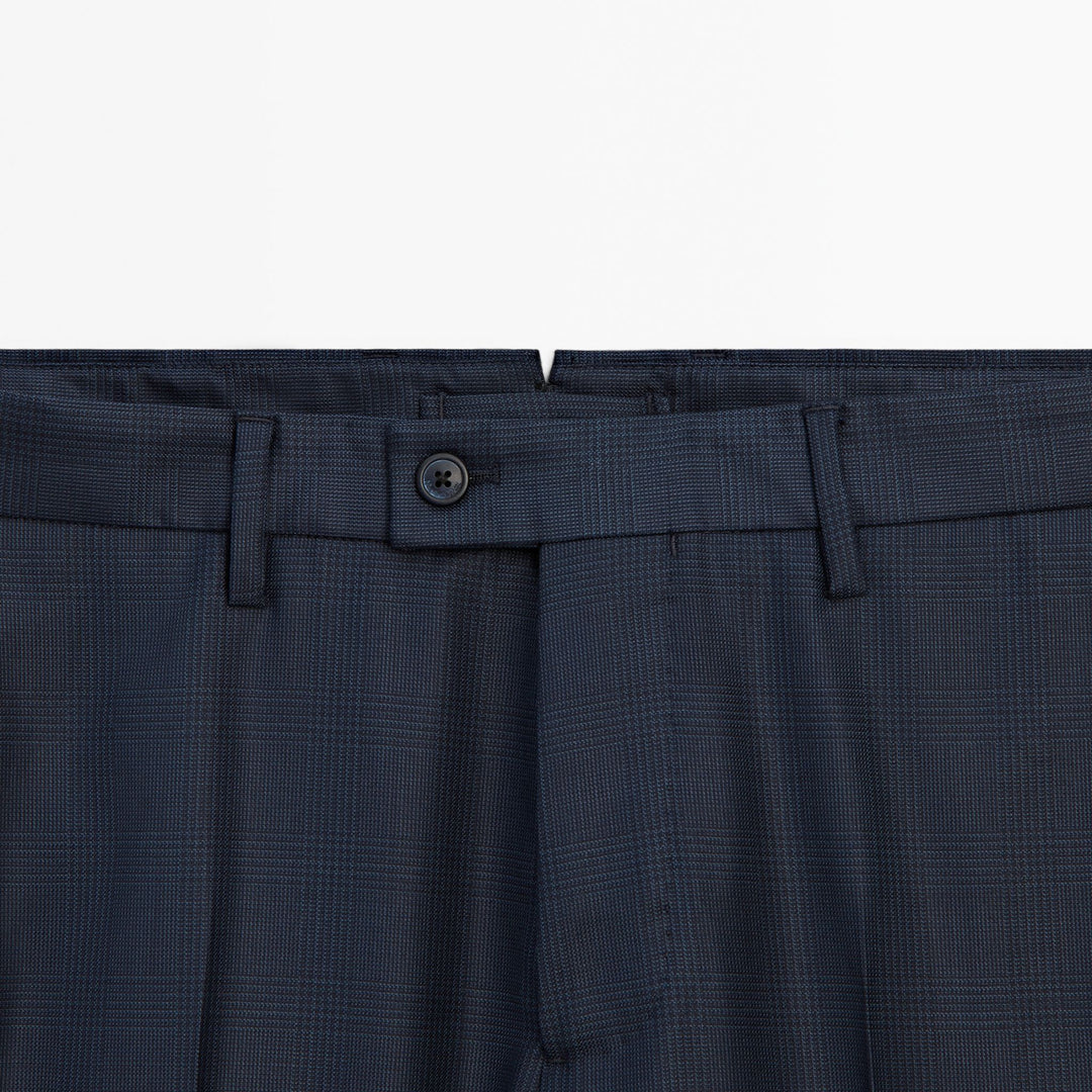 Moudda Massimo Dutti - Pantalon costume carreaux bleus - Tunisie 2