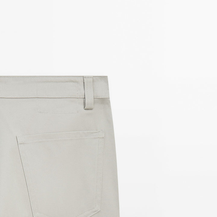 Moudda Massimo Dutti - Pantalon jean coton élégant 5 poches fuselé - Tunisie 7