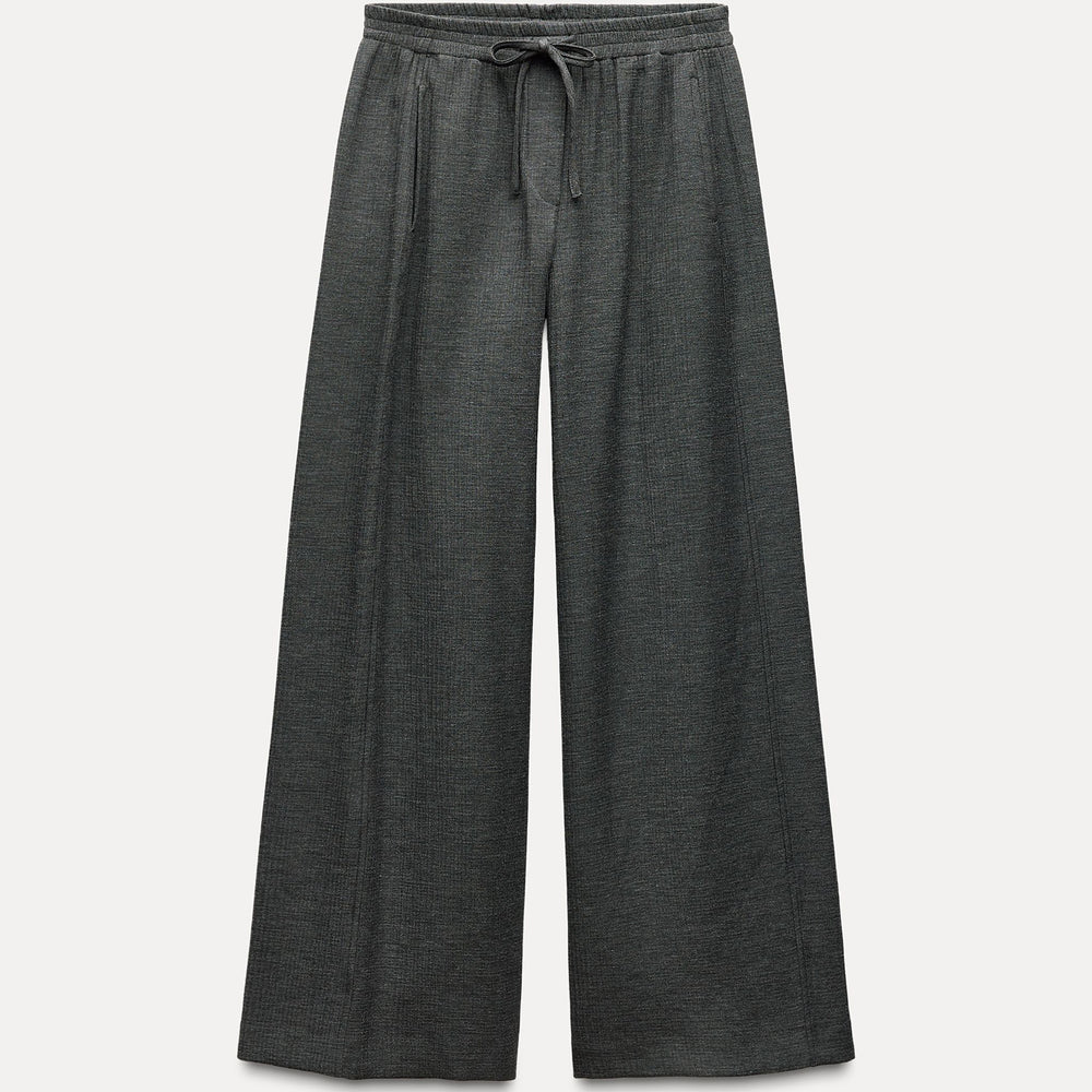 Moudda ZARA - Pantalon large gris garza - Tunisie 2