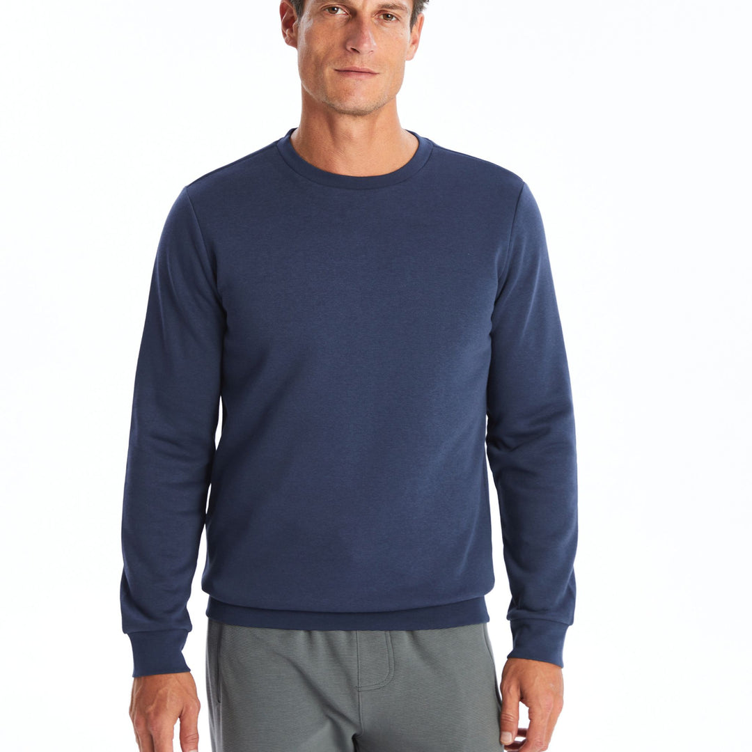 Moudda LC Waikiki - Sweatshirt jersey basique Homme Indigo - Tunisie 1