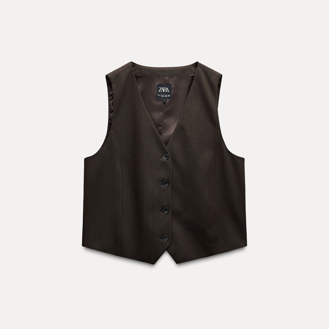 Moudda ZARA - Gilet masculin laine froide passants coordonné - Tunisie 2