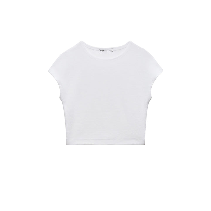 Moudda ZARA - T-shirt Coton et Modal Manches Japonaises - Tunisie 3