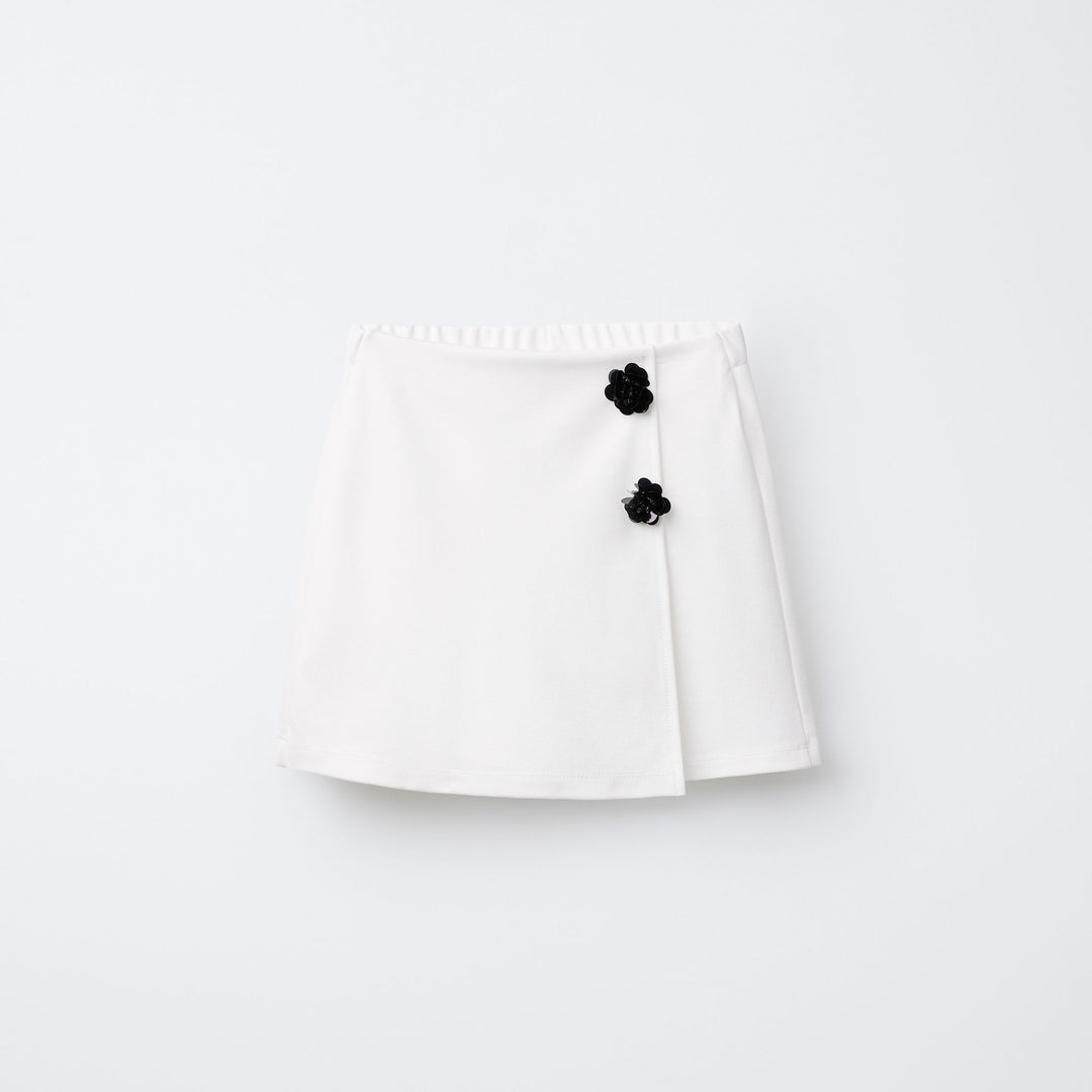 Moudda ZARA - Jupe Fille - Interlock & Détail Fleur - Tunisie 1