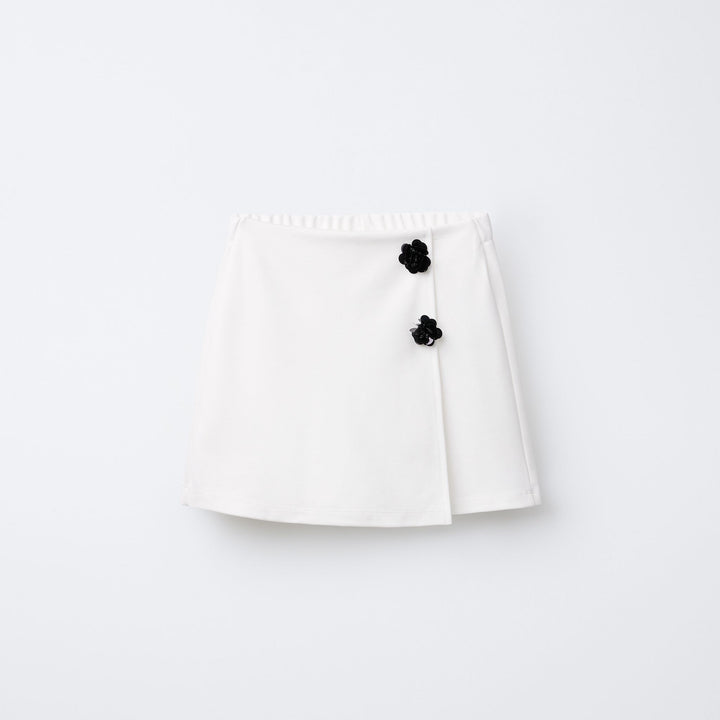 Moudda ZARA - Jupe Fille - Interlock & Détail Fleur - Tunisie 1