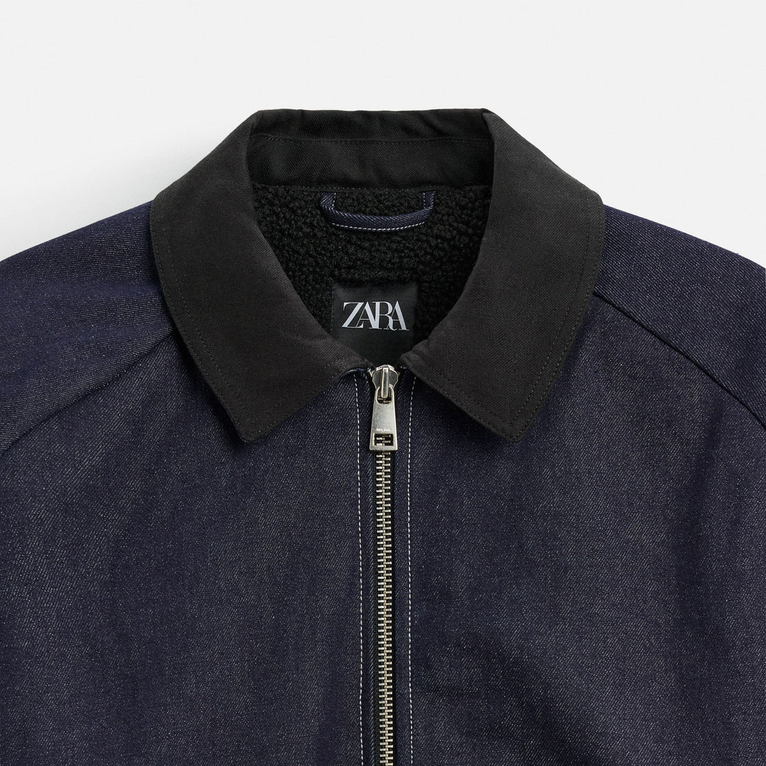 Moudda ZARA - Veste - Fil Contrasté & Bords Bruts (Rouille Chaude) - Tunisie 3