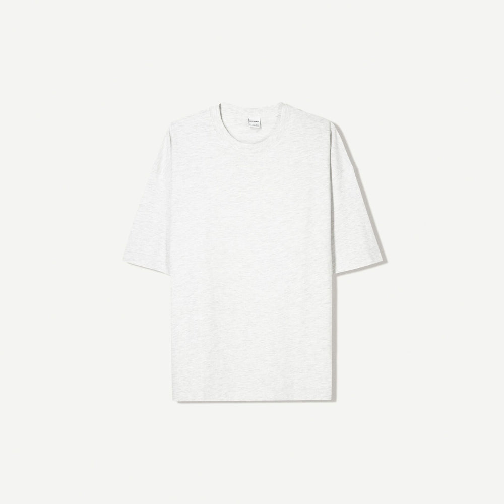 Moudda BERSHKA - T-Shirt Oversize (Gris Vigo) - Tunisie 2