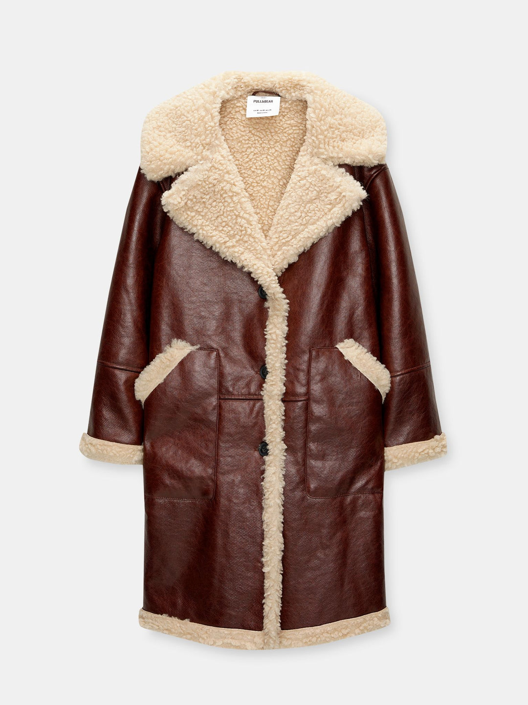 Moudda PULL & BEAR - Manteau Double Face Acharolé Spécial En Ligne - Tunisie 2