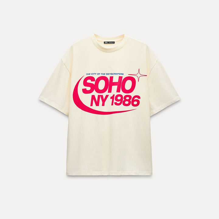 Moudda ZARA - T-shirt imprimé Soho - Tunisie 1