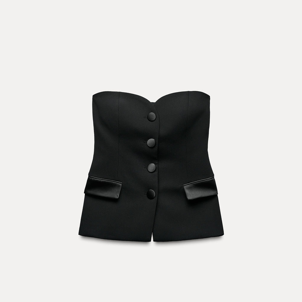 Moudda ZARA - Bustier combiné satin (Ensemble) - Tunisie 2