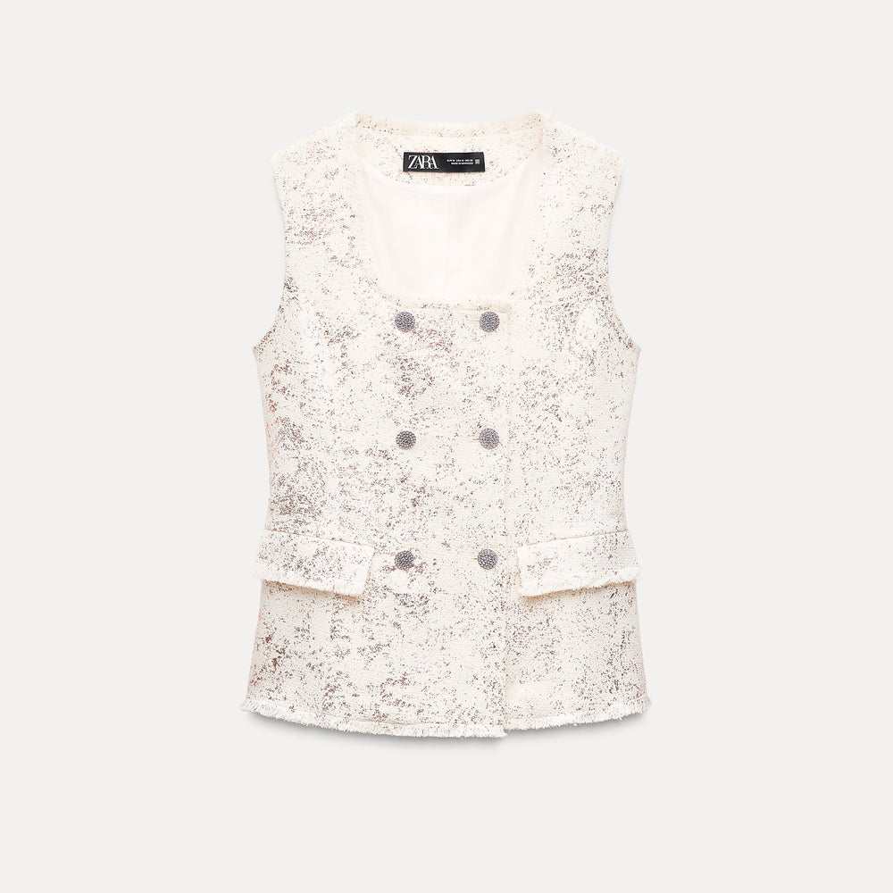 Moudda ZARA - Set gilet laminé - Tunisie 2