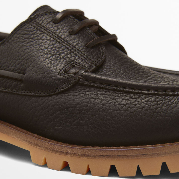 Moudda Massimo Dutti - Baskets nautiques nappa Vibram - Tunisie 7