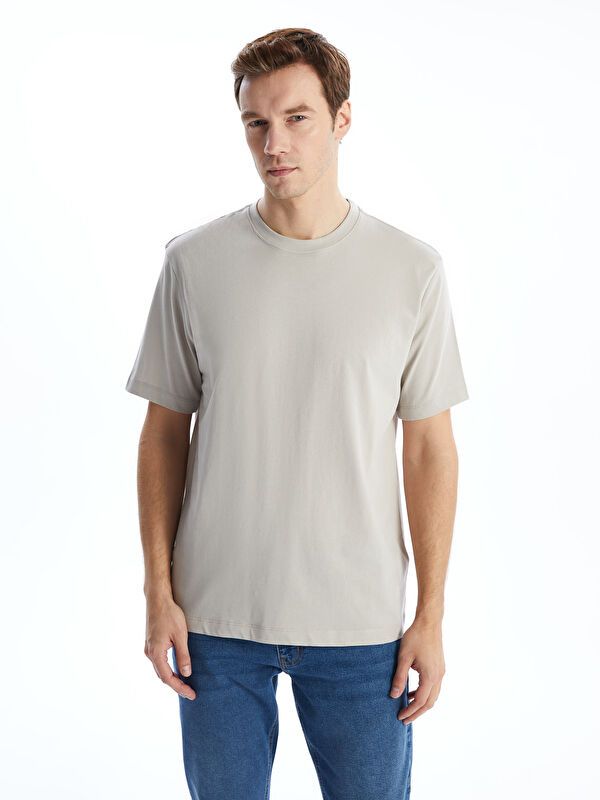 Moudda LC Waikiki - T-shirt basique col rond manches courtes en jersey - Tunisie 1