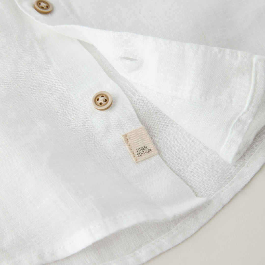 Moudda ZARA - Chemise lin manches courtes crudo - Tunisie 3