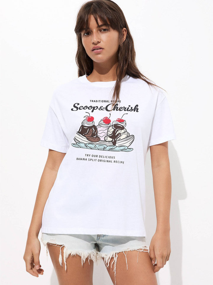Moudda PULL & BEAR - Body Graphique Fruity Dessert - Tunisie 1