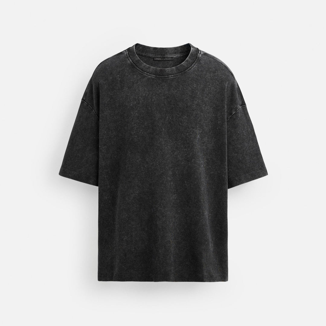 Moudda ZARA - T-Shirt Relax - Lavé & Interlock - Tunisie 1