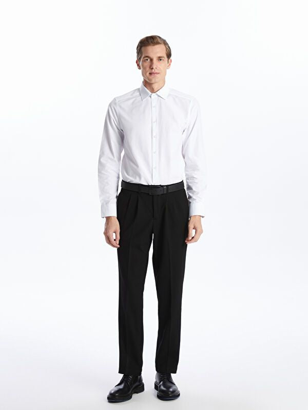 Moudda LC Waikiki - Chemise tissée manches longues basique Homme Buxe blanc - Tunisie 2