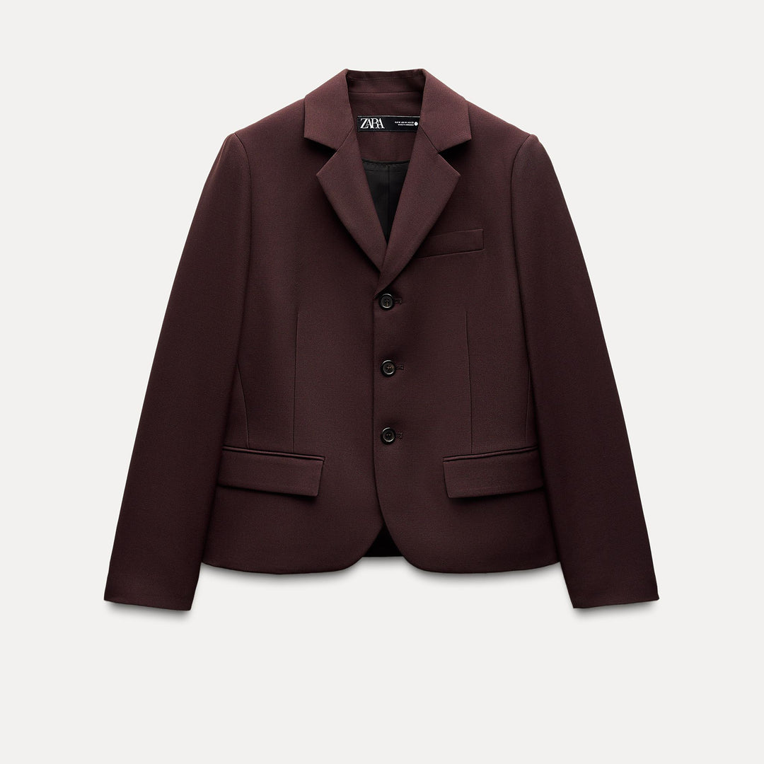 Moudda ZARA - Combinaison veste bordeaux - Wardrobe - Tunisie 2