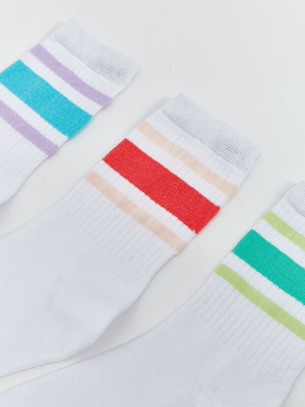 Moudda LC Waikiki - Chaussettes courtes Fille Blanc brillant - Tunisie 2
