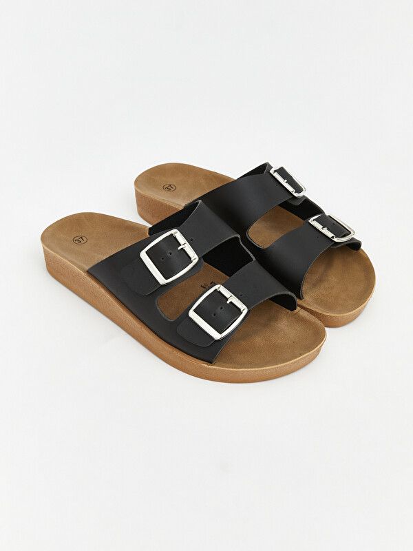 Moudda LC Waikiki - Pantoufles pour Femme couleur Noir - Tunisie 1