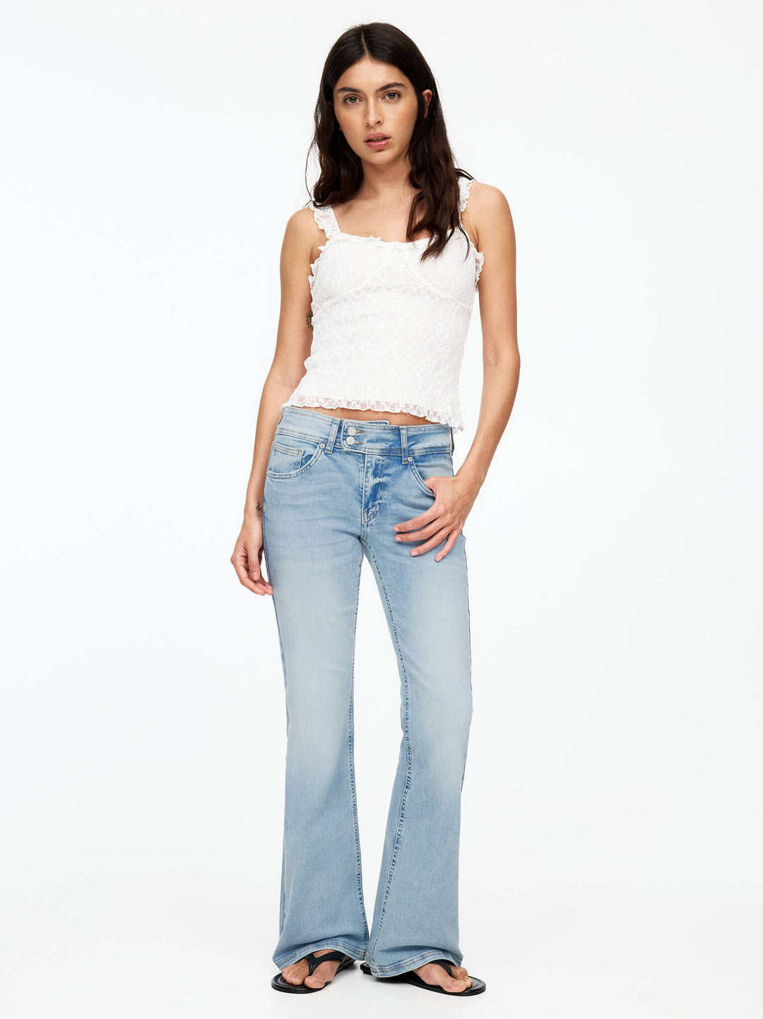Moudda PULL & BEAR - Jean Bootcut - Taille Basse - Tunisie 2