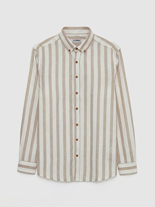 Moudda LC Waikiki - Chemise rayée manches longues en tissu - Tunisie 8