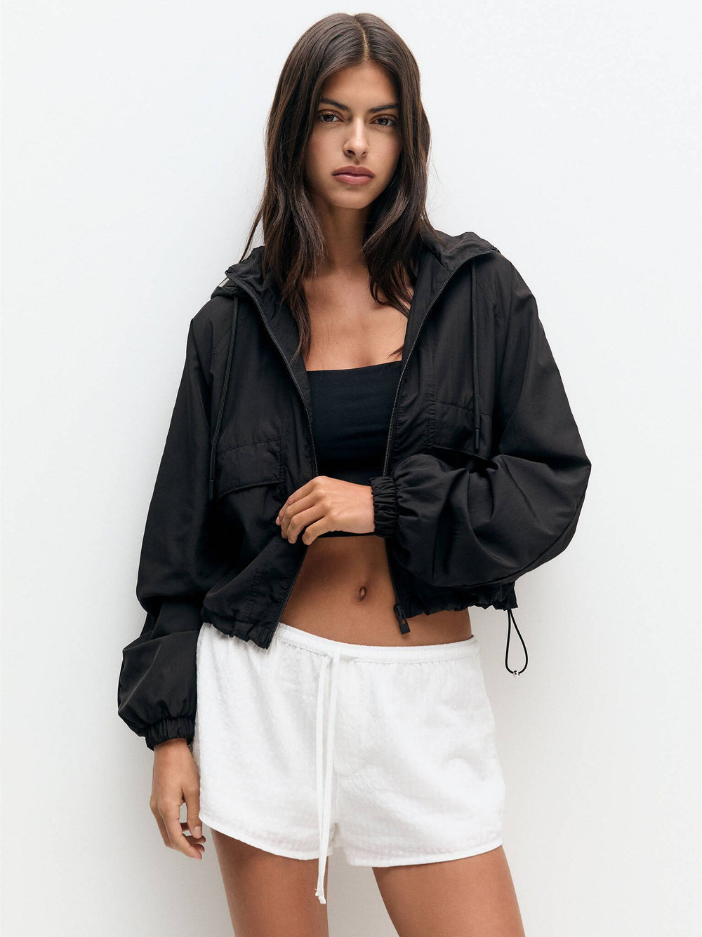 Moudda PULL & BEAR - Veste Nylon Légère Courte - Tunisie 2