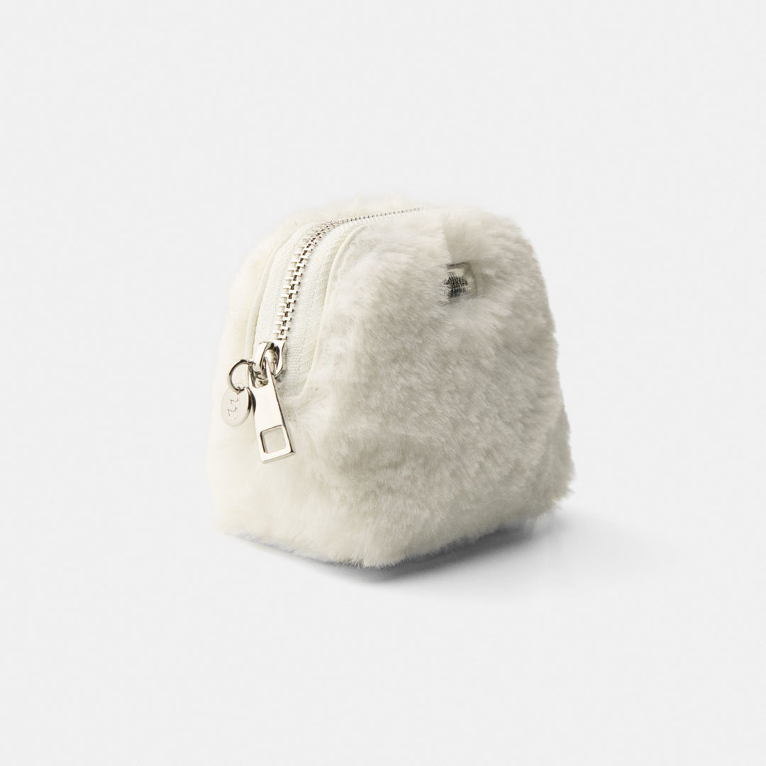 Moudda BERSHKA - Porte-monnaie fausse fourrure uni - Tunisie 1