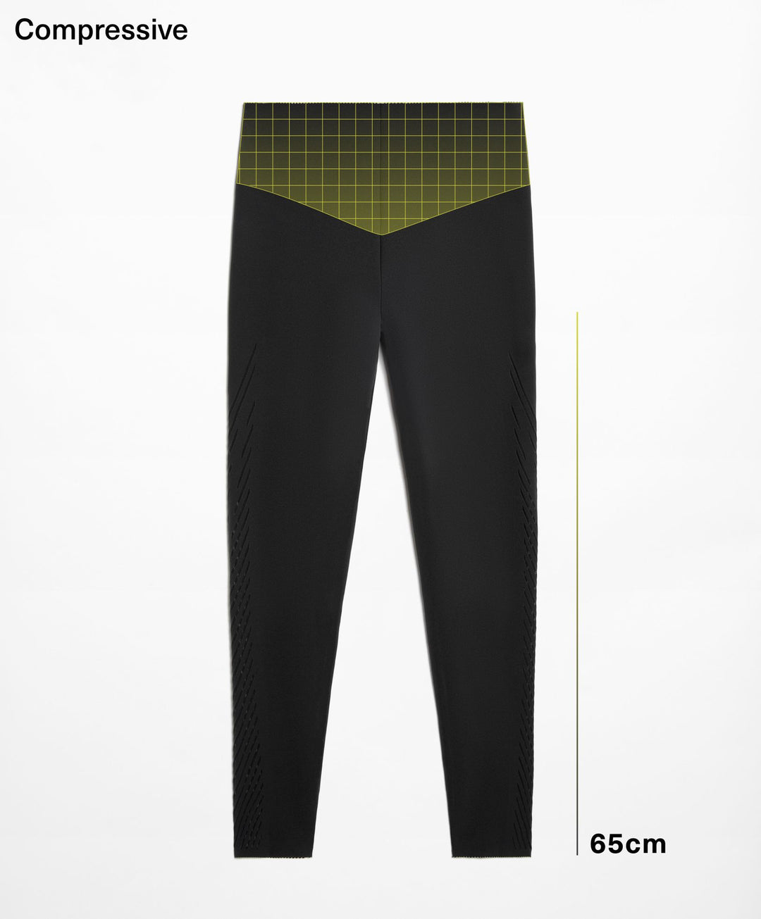Moudda Oysho - Legging Compressif Taille Haute Découpe Laser - Tunisie 3