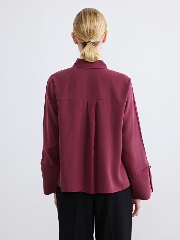 Moudda LC Waikiki - Chemise manches longues en tissu pour Femme - Tunisie 4