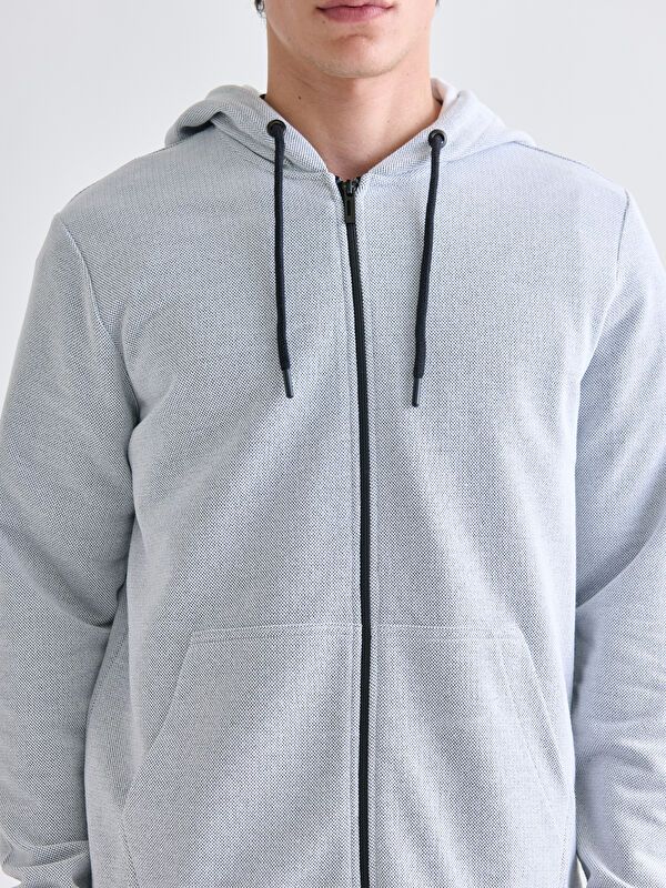 Moudda LC Waikiki - Cardigan en jersey Homme Gris - Tunisie 3