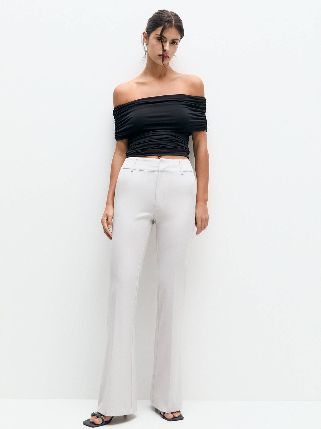 Moudda PULL & BEAR - Pantalon Flare Poches - Tunisie 2