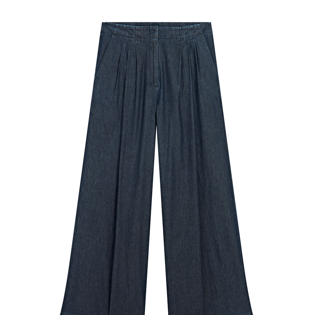 Moudda Massimo Dutti - Pantalon effet jean détail plis - Tunisie 2