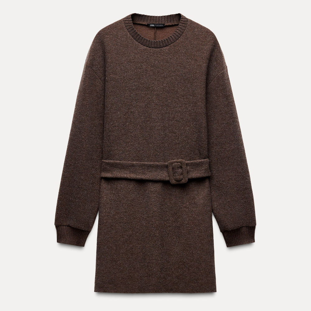 Moudda ZARA - Robe Toucher Doux à Ceinture - Tunisie 2