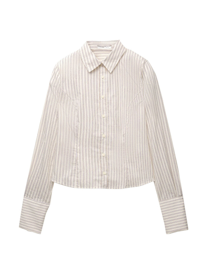 Moudda PULL & BEAR - Chemise Cintrée - Rayures - Tunisie 1
