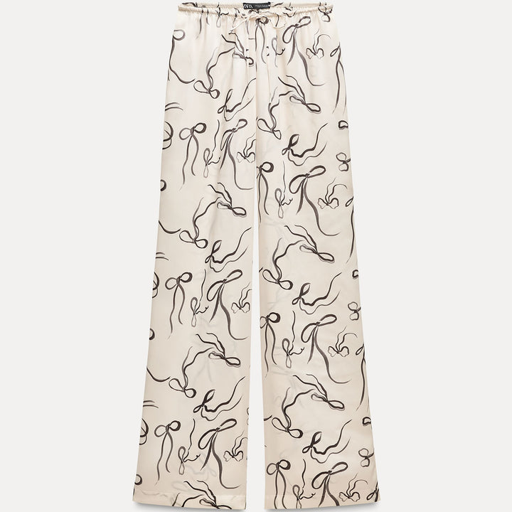 Moudda ZARA - Pantalon fluide pyjama imprimé - Tunisie 1