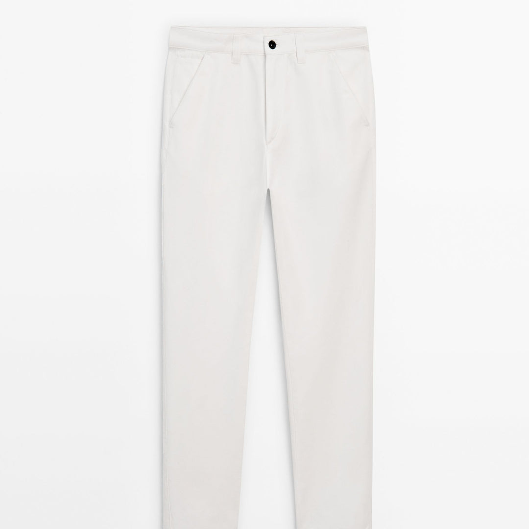 Moudda Massimo Dutti - Pantalon coton-lin, poche latérale - Tunisie 2