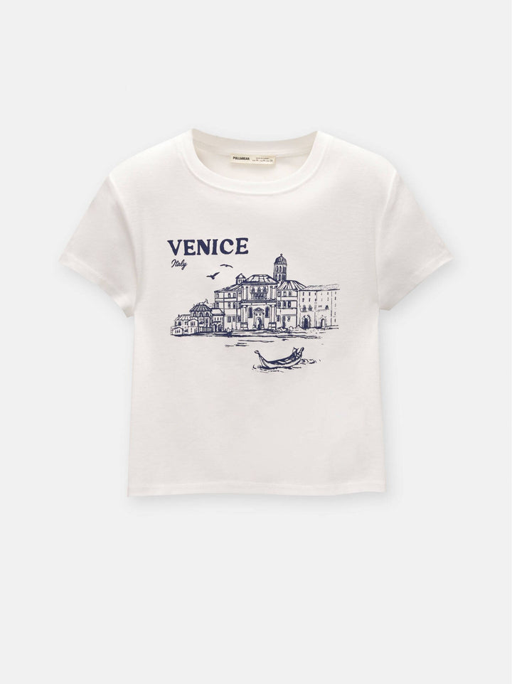 Moudda PULL & BEAR - Body Graphique Villes Ligne - Tunisie 2