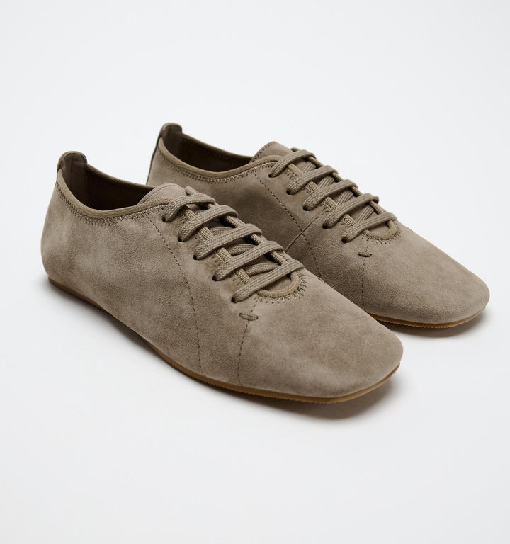 Moudda ZARA - Chaussures derby daim semelle carrée - Tunisie 4