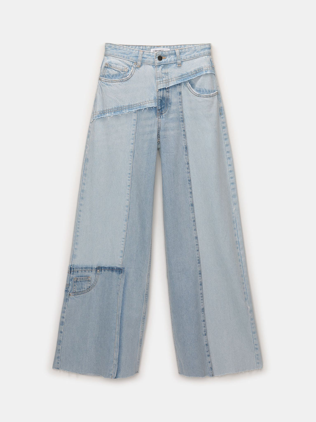 Moudda PULL & BEAR - Pantalon Jambe Large Patchwork - Tunisie 1