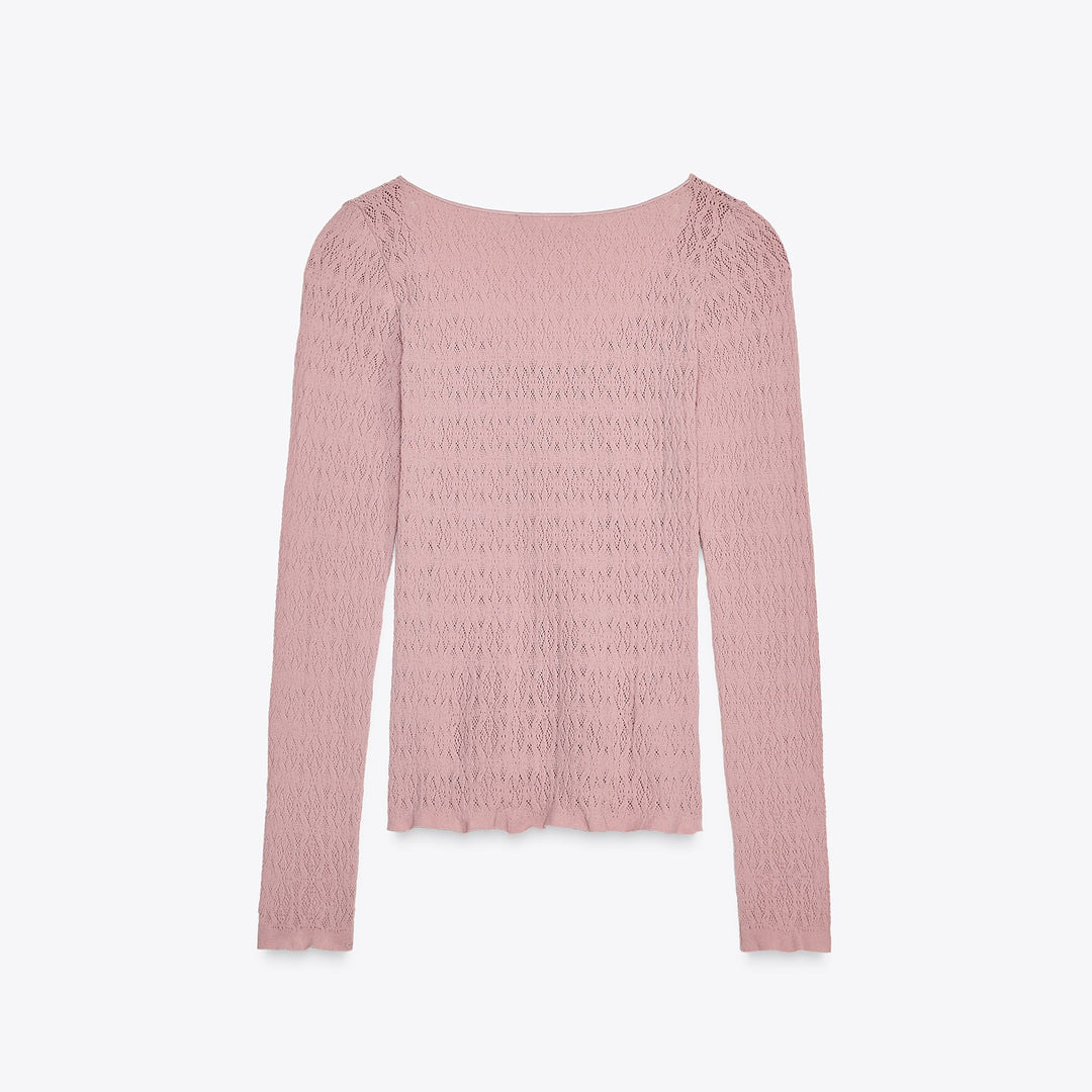 Moudda ZARA - Top Manches Longues - Seamless & Dentelle - Tunisie 2