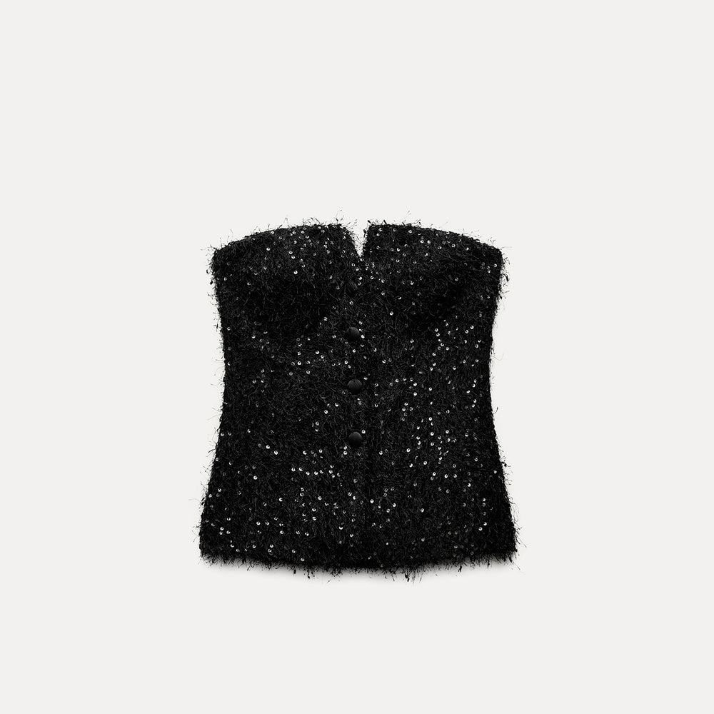 Moudda ZARA - Gilet Bustier à Franges - Tunisie 2
