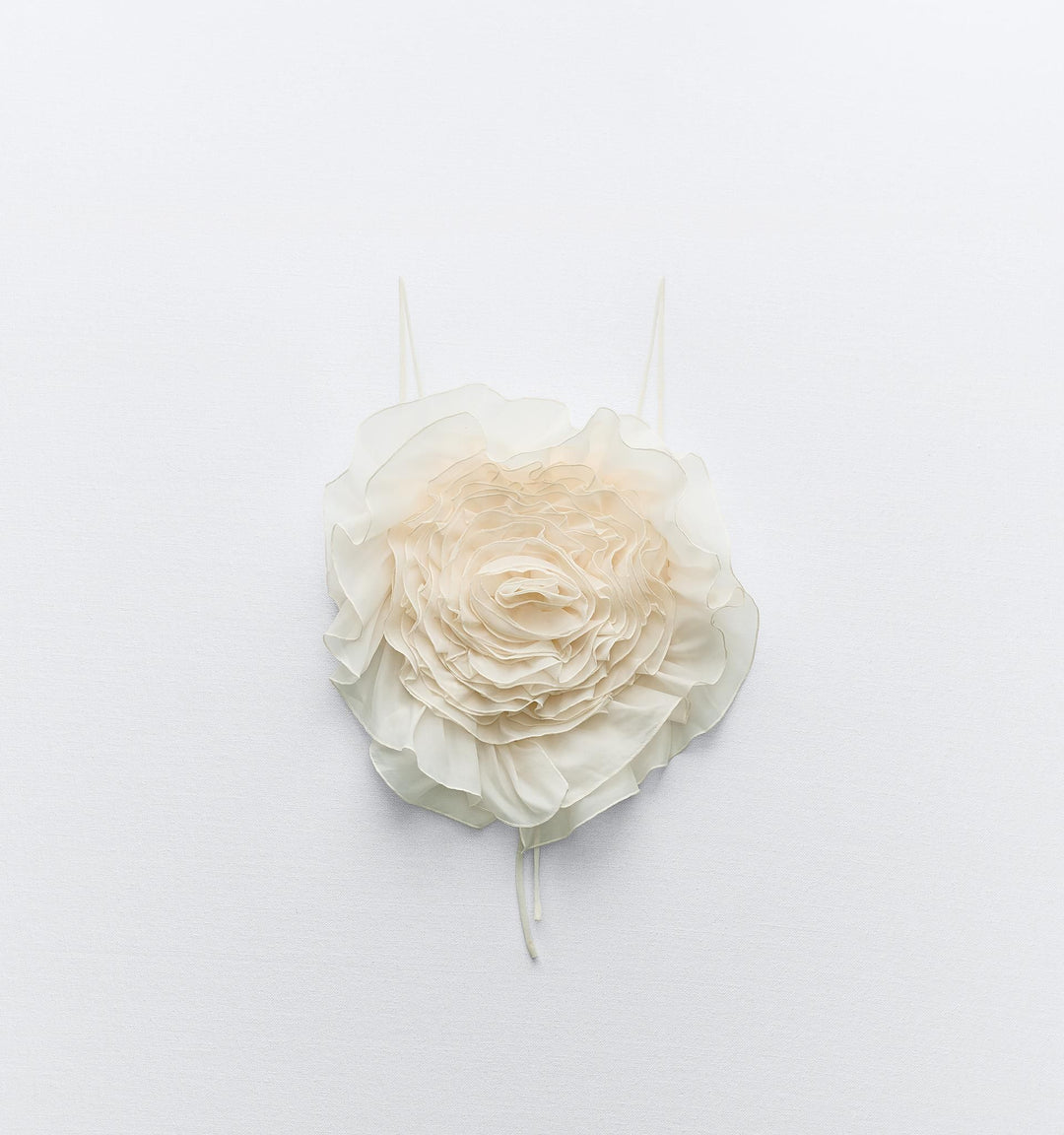 Moudda ZARA - Top grande fleur organza dos nu - Tunisie 3