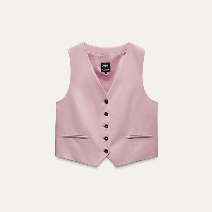 Moudda ZARA - Gilet homme en laine fine, bande au dos – ensemble - Tunisie 2