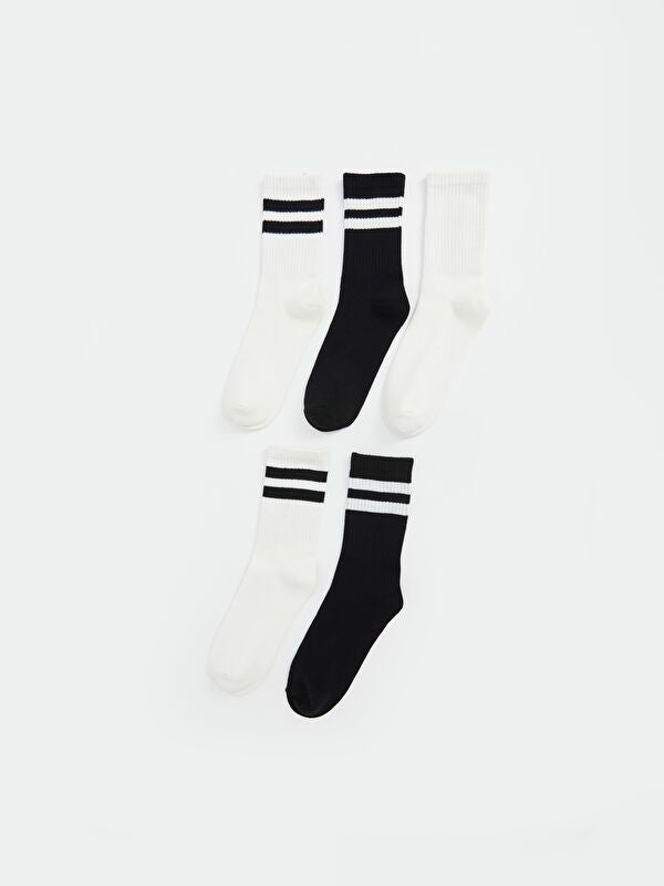 Moudda LC Waikiki - Chaussettes courtes Femme Ecru - Tunisie 1
