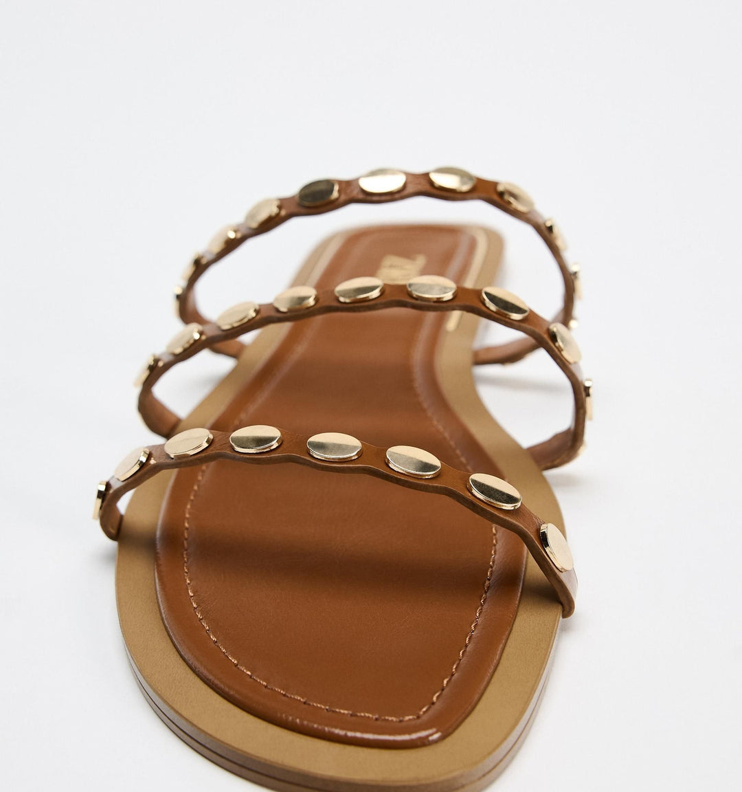 Moudda ZARA - Sandales plates triple bande rivets - Tunisie 4