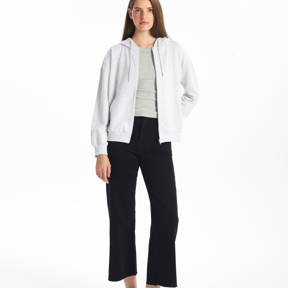 Moudda LC Waikiki - Cardigan en jersey Femme Mélange de gris - Tunisie 2