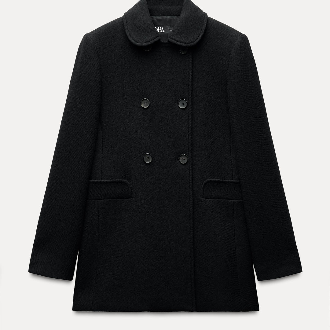 Moudda ZARA - Manteau double boutonnage col chemise - Tunisie 1