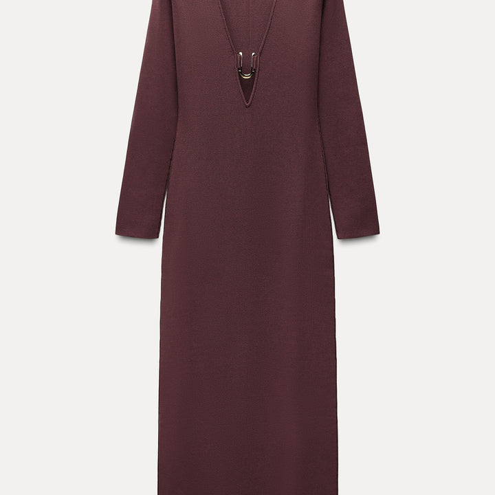 Moudda ZARA - Robe décolleté appliqué doré - Tunisie 2