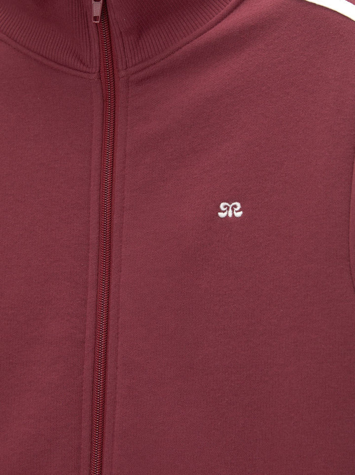 Moudda PULL & BEAR - Sweat Pacific Fermeture Rayure Bordeaux - Tunisie 2